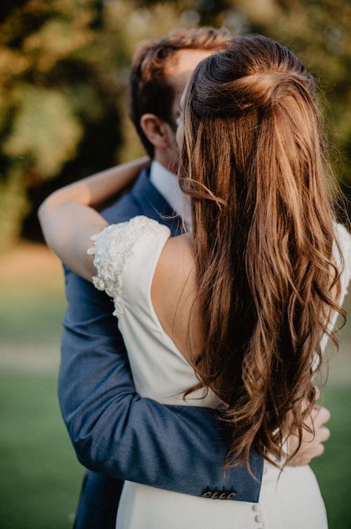 coiffure mariage cheveux longs