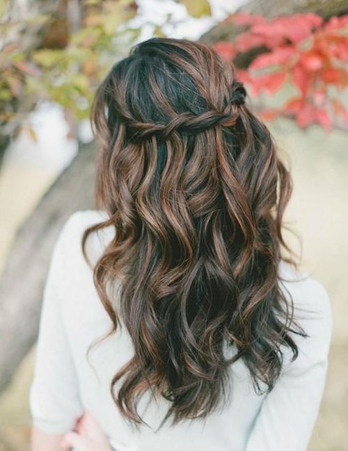 coiffure wavy mariage, ondulation cheveux mariage