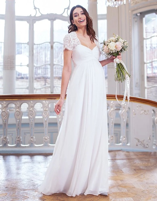 robe de mariée femme enceinte