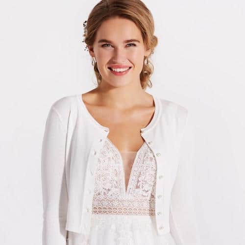 cardigan de mariée LILLY