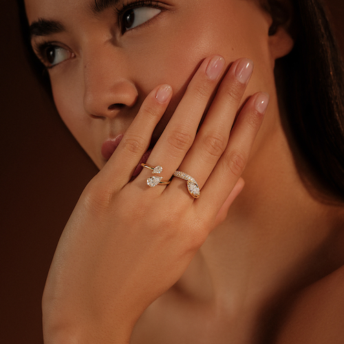 bague de fiançailles en diamant ZEINA